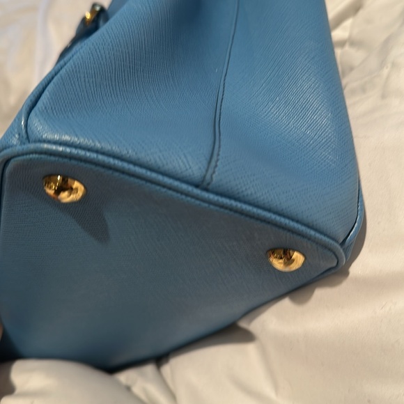 Prada Saffianno Lux Leather Galleria Double Zip Small - Picture 8 of 8